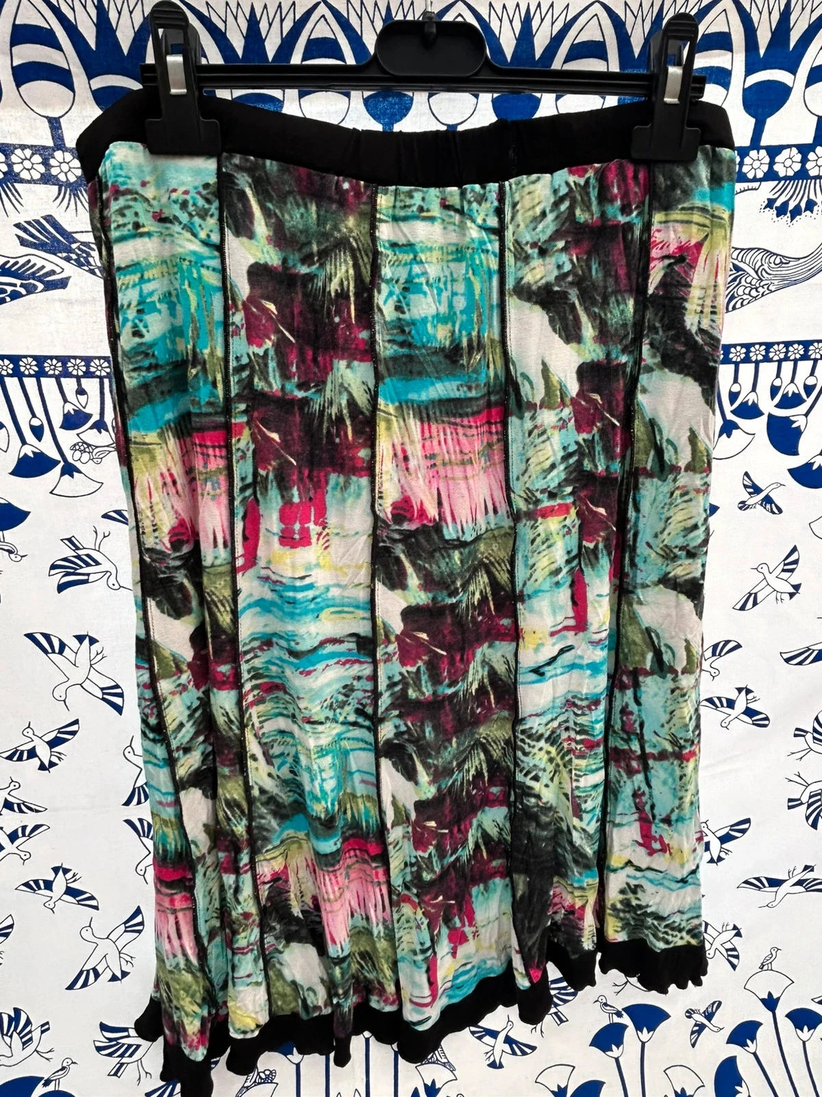costume 46/3XL GD très bon état femme noir et multicolore – photo 7